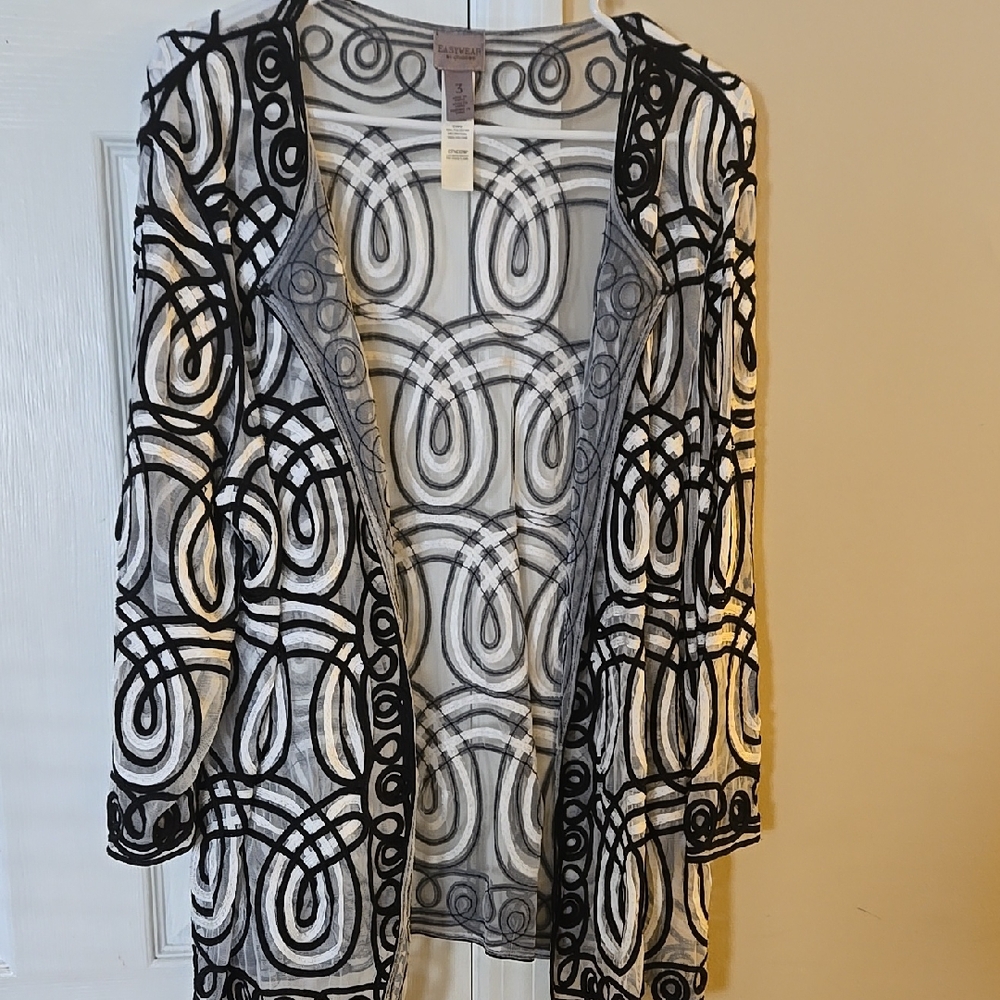 Patterned Black and White Cover